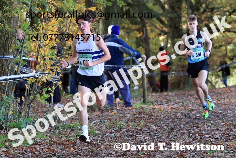 Mens Under-17s 2025 National Cross Country Relays, Berry Hill Park, Mansfield. Photo: David T. Hewitson/Sports for All Pics